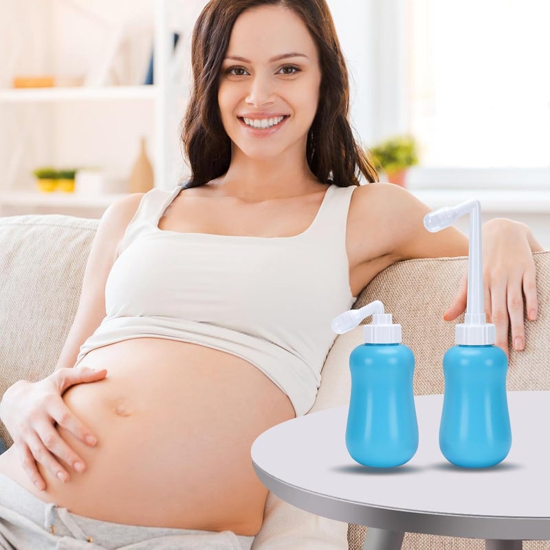 Foo Foo Peri Bottle for Postpartum Care, Postpartum Essentials, Feminine Care 12oz, Blue - Image 5